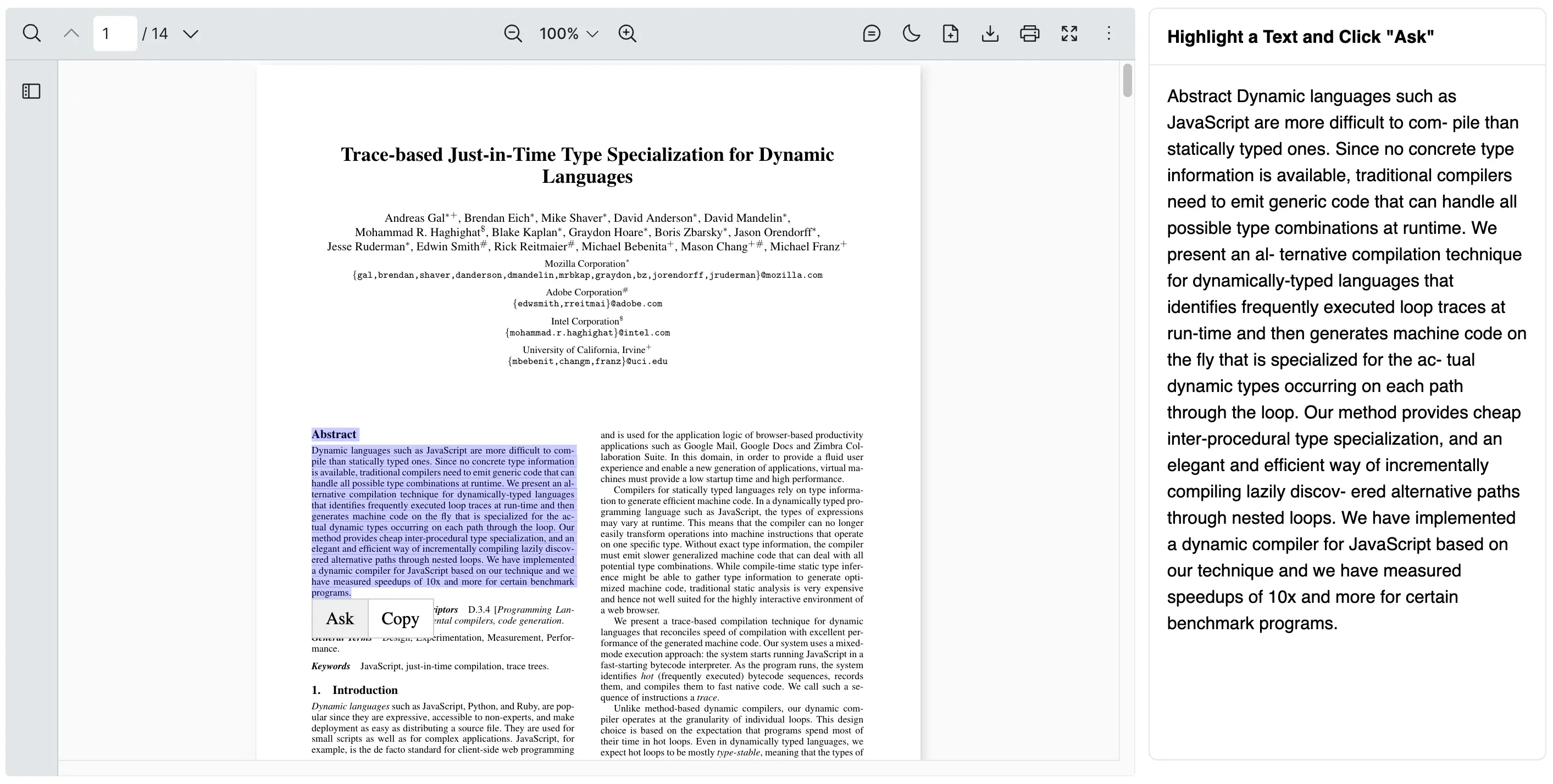 Add a Custom Action to a Text Selection