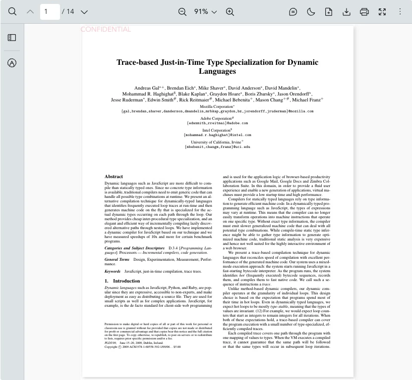 Adding page watermark - Basic text watermark